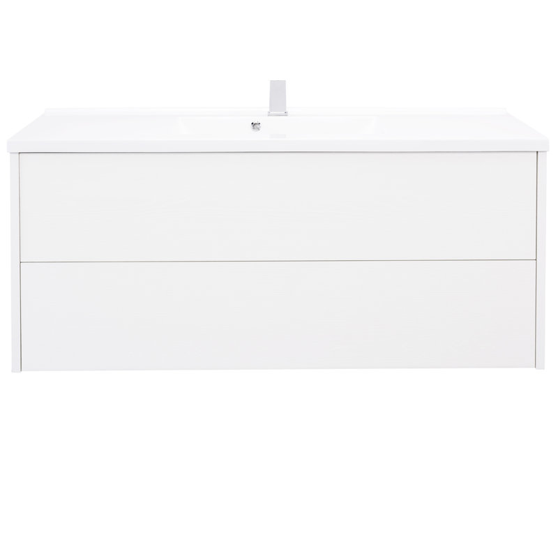 Orren Ellis Mcpeak 47" WallMounted Single Bathroom Vanity Set Wayfair